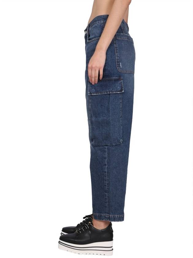 Denim Straight Pants 6D0180 3SPH334003 BLUE - STELLA MCCARTNEY - BALAAN 4