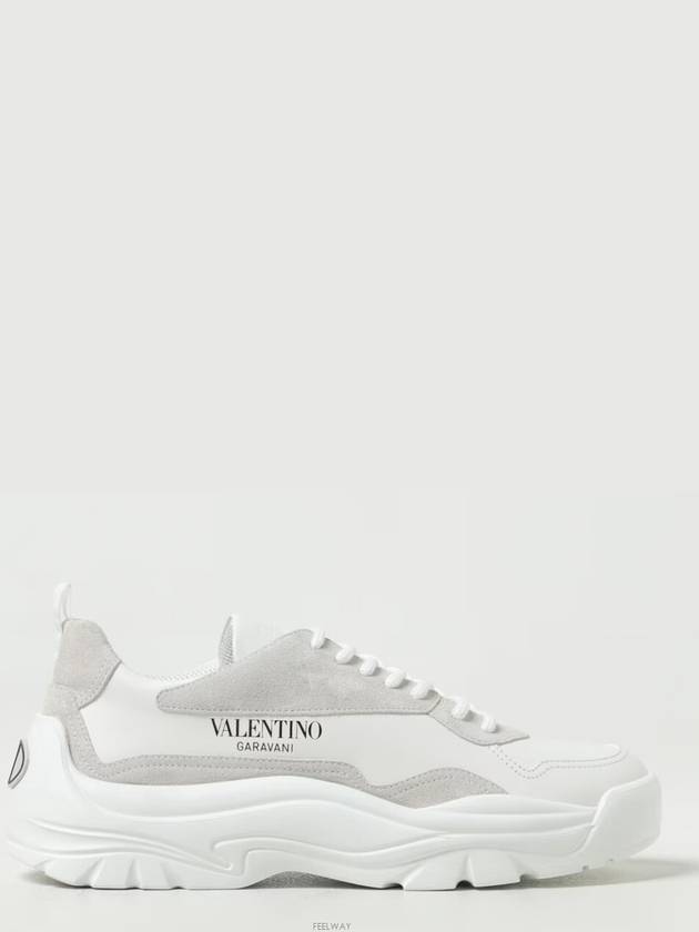 Gumboy Calfskin Low Top Sneakers White - VALENTINO - BALAAN 4