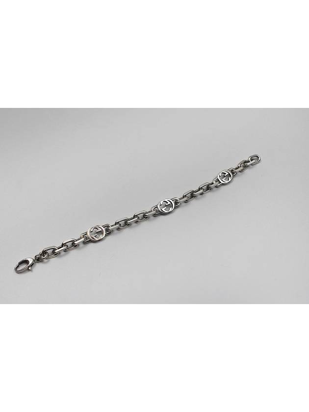 Interlocking Chain Bracelet Sterling Silver No 16 620798 - GUCCI - BALAAN 4