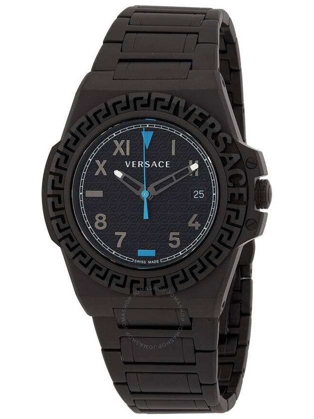 Versace Greca Reaction Quartz Black Dial Men's Watch VE3I00622 - VERSACE - BALAAN 1