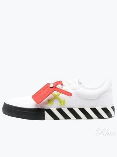 Vulcanized Low Top Sneakers White Lime - OFF WHITE - BALAAN 2