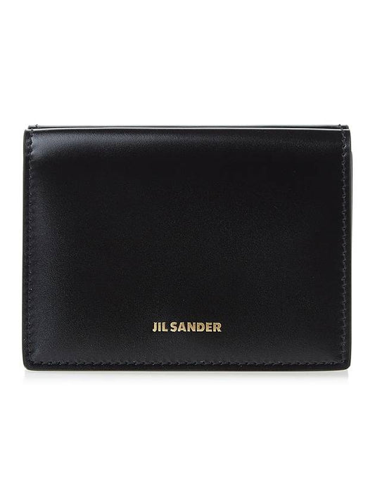 Logo Tri-Fold Wallet JSPU840161 WUS69158N 001 - JIL SANDER - BALAAN.