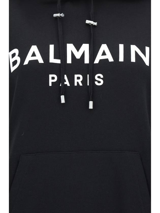 Balmain Logo Print Hoodie - BALMAIN - BALAAN 4