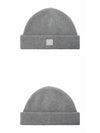 Face Logo Knit Beanie Grey - ACNE STUDIOS - BALAAN 6