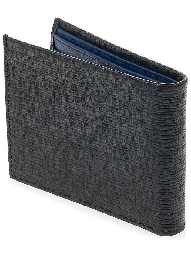 Gancini Half Wallet Black - SALVATORE FERRAGAMO - BALAAN 4