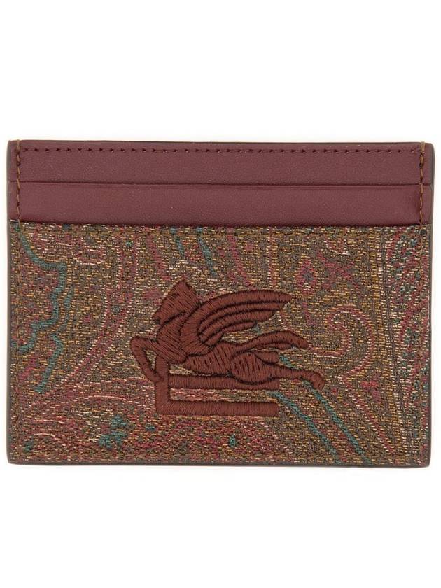 Tesuto Paisley Card Wallet Brown - ETRO - BALAAN 2