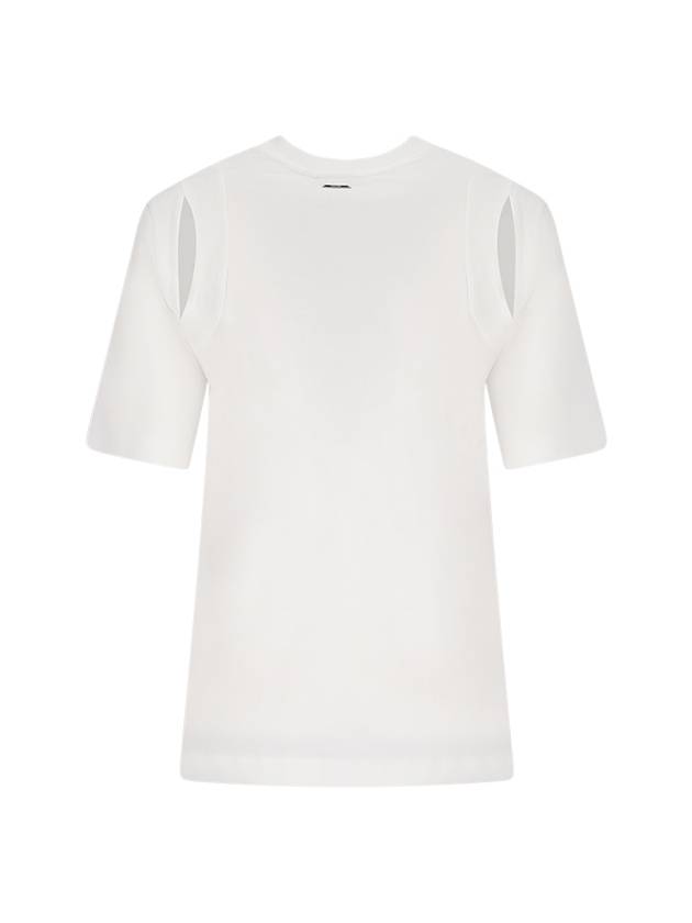 24FW Short Sleeve T-Shirt K20K207192 YAF White - CALVIN KLEIN - BALAAN 3