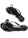 Rubber Rockstud Flip Flops Black - VALENTINO - BALAAN 7