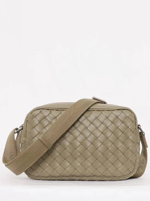 Classic Intrecciato Small Camera Cross Bag Beige - BOTTEGA VENETA - BALAAN 4