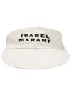 Tyry Logo Visor Cap Ivory - ISABEL MARANT - BALAAN 2