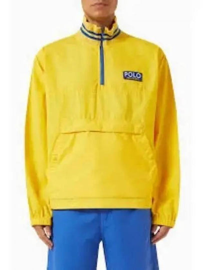 Poplin Half Zip Up Jacket Yellow - POLO RALPH LAUREN - BALAAN 2