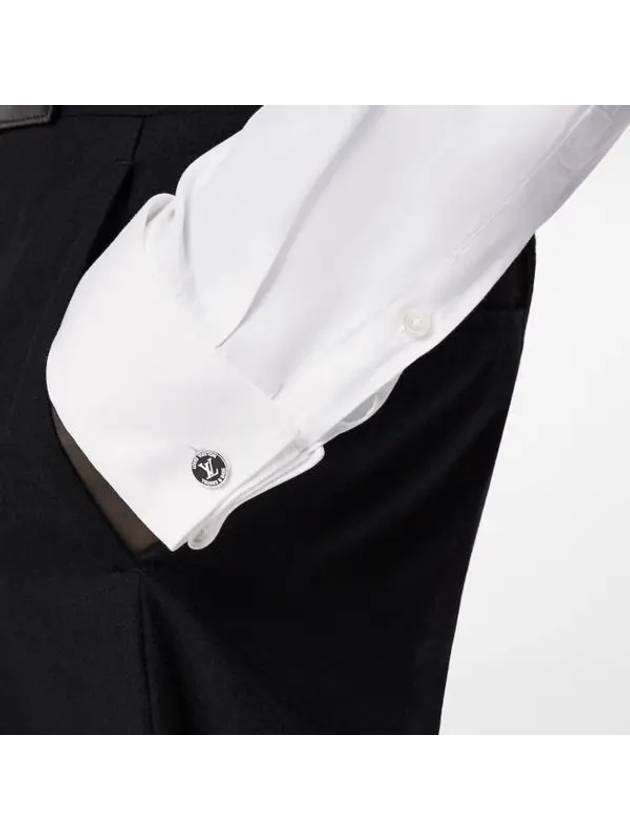 LV Award Cufflinks Black Silver - LOUIS VUITTON - BALAAN 2