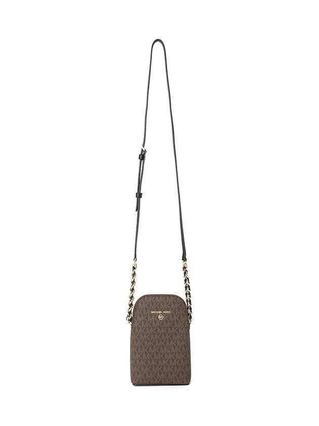 Jet Set Charm Cross Bag 32T0GT9C1B BROWN BLK - MICHAEL KORS - BALAAN 7