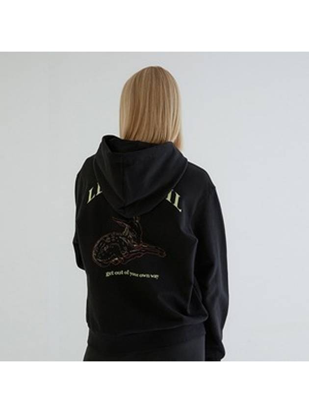 Luster Deer Hoodie Black - LE SOLEIL MATINEE - BALAAN 3