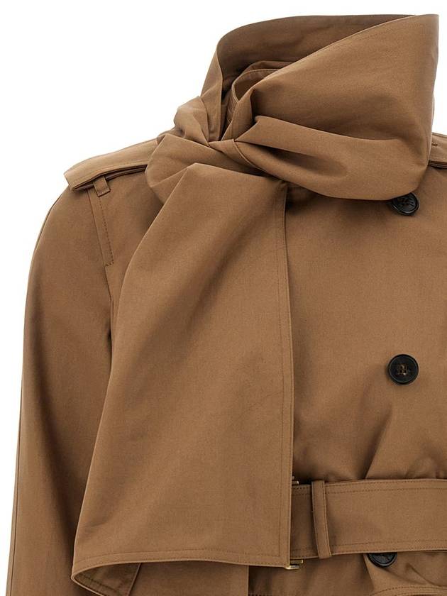 Burberry Scarf Trench Coat - BURBERRY - BALAAN 4