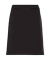 Luigia Wool A-Line Skirt Black - MAX MARA - BALAAN 3