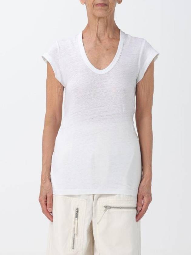 Short Sleeve T-Shirt TS0014FBB1N17E 20WH White - ISABEL MARANT ETOILE - BALAAN 1