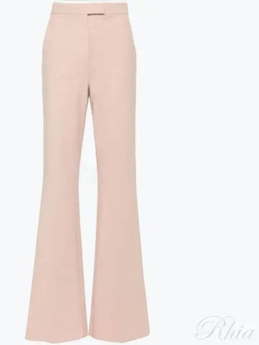 Norcia Viscose Straight Pants Powder Pink - MAX MARA - BALAAN 2