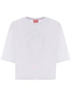 T Rowy Od Short Sleeve T-Shirt White - DIESEL - BALAAN 2