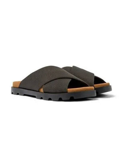 Brutus Cross Strap Slippers Grey - CAMPER - BALAAN 2