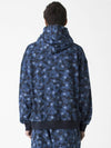 star camo Hoodie sweatshirt Blue Overfit - AOX - BALAAN 5