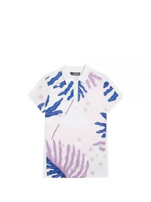 Golf Jada Print Polo GWJT10138 S199 Women's Jada Print Polo - J.LINDEBERG - BALAAN 2