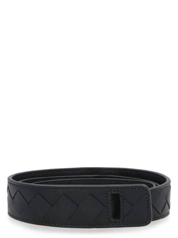 Regular Belt 776052V2Q81 1000 BLACK - BOTTEGA VENETA - BALAAN 1