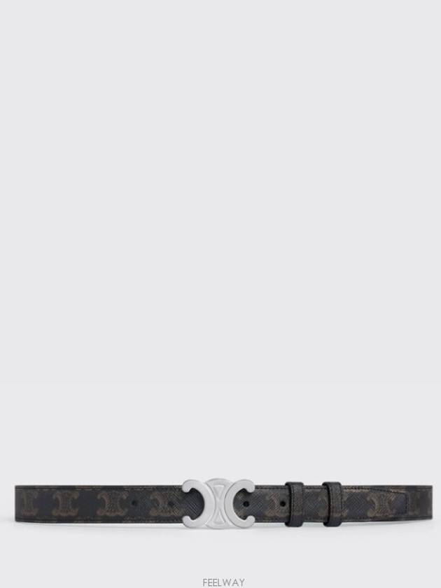 Triomphe Canvas Belt Black - CELINE - BALAAN 3