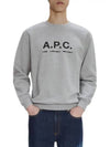 Men's Franco Logo Sweatshirt Grey - A.P.C. - BALAAN 3