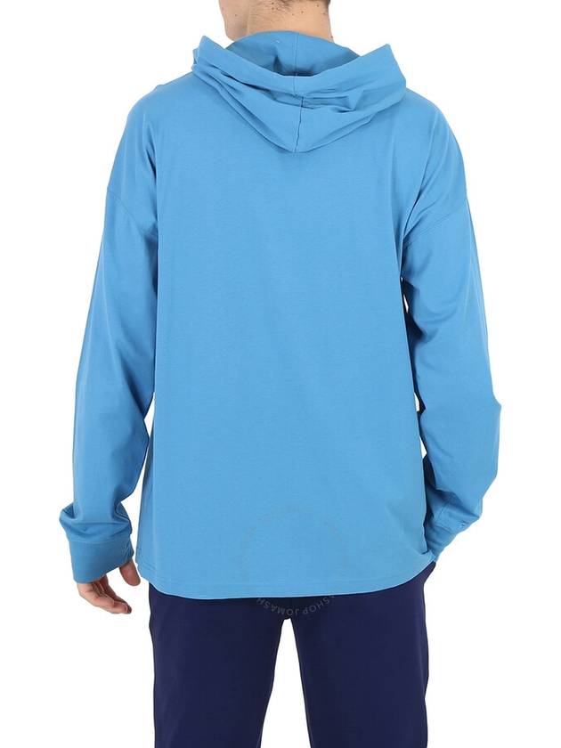 Moschino Couture Light Blue Logo Print Hoodie, Brand Size 48 (US Size 38) - MOSCHINO - BALAAN 3