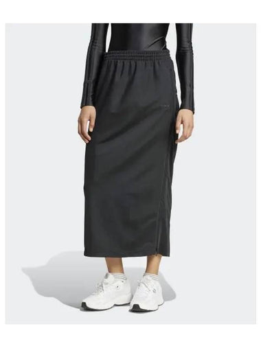 adidas Firebird Zip up Maxi Skirt Black IW5518 - ADIDAS - BALAAN 1