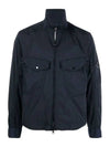 Chrome R Lens Wappen Overshirt Zip-Up Jacket Navy - CP COMPANY - BALAAN 2