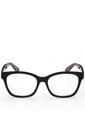 Eyewear Square Eyeglasses Shiny Black - MONCLER - BALAAN 1