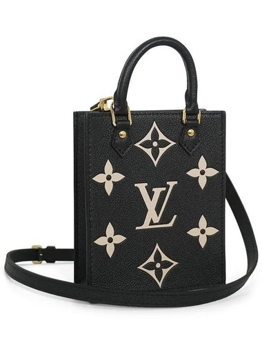 Petit Sac Plat Monogram Empreinte Tote Bag Black - LOUIS VUITTON - BALAAN 1