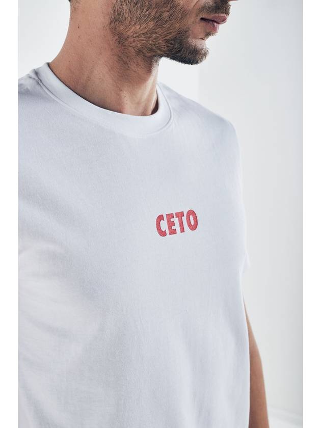 Red logo basic T-shirt - CETO - BALAAN 4