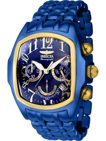 Invicta Lupah Chronograph GMT Quartz Blue Dial Men's Watch 43155 - INVICTA - BALAAN 1