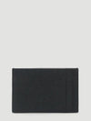 Uptown Grain De Poudre Embossed Leather Flap Card Case Black - SAINT LAURENT - BALAAN 3