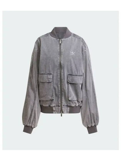 Adilenium Season 2 Washed Bomber Jacket Grey - ADIDAS - BALAAN 2