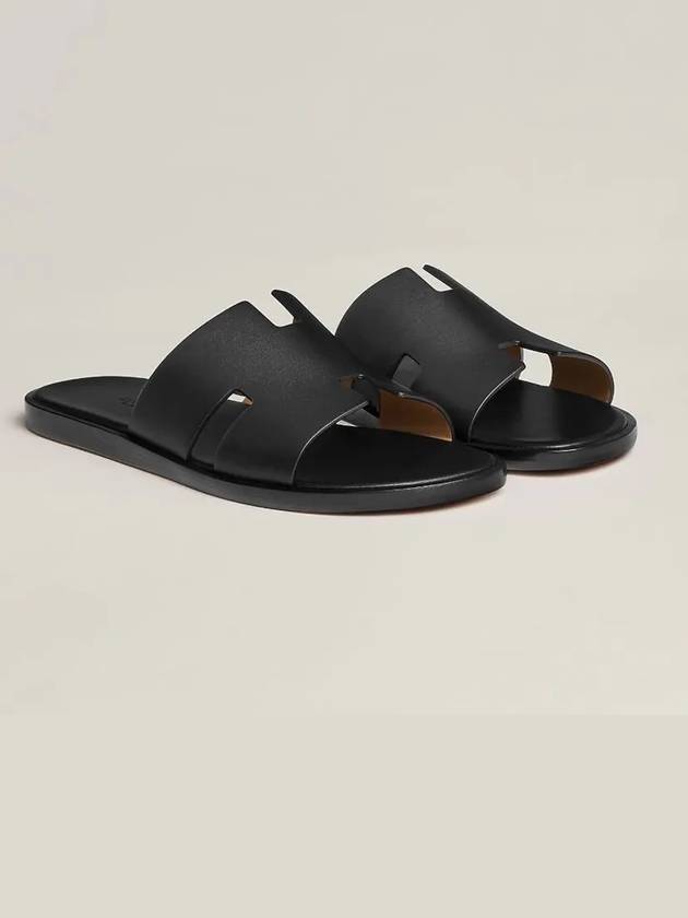 Izmir Sandal Calfskin & Noir - HERMES - BALAAN 2