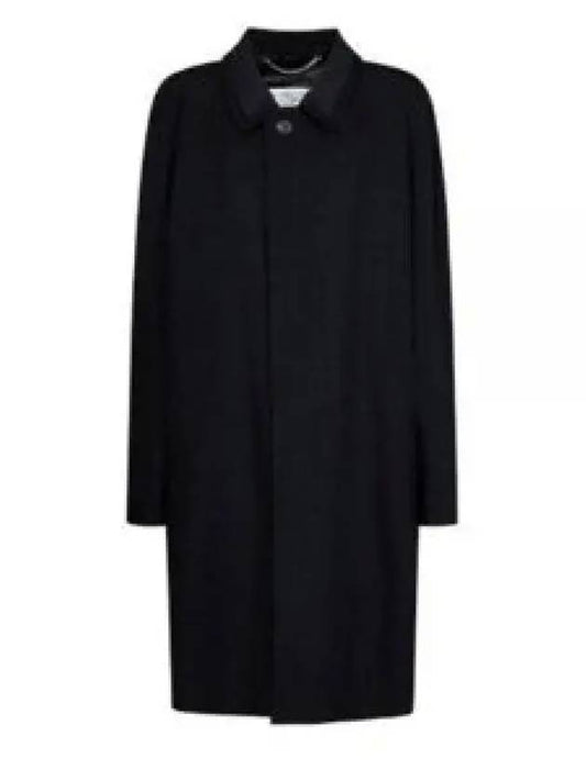 Wool Viscose Single Coat Black - MAISON MARGIELA - BALAAN 2