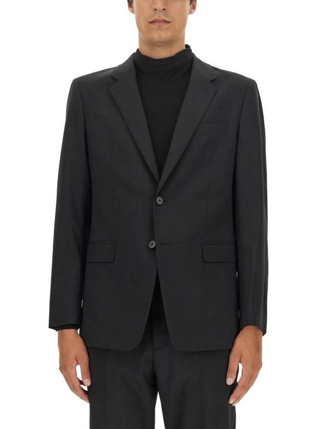 Single-Breasted Jacket Black - THEORY - BALAAN 2