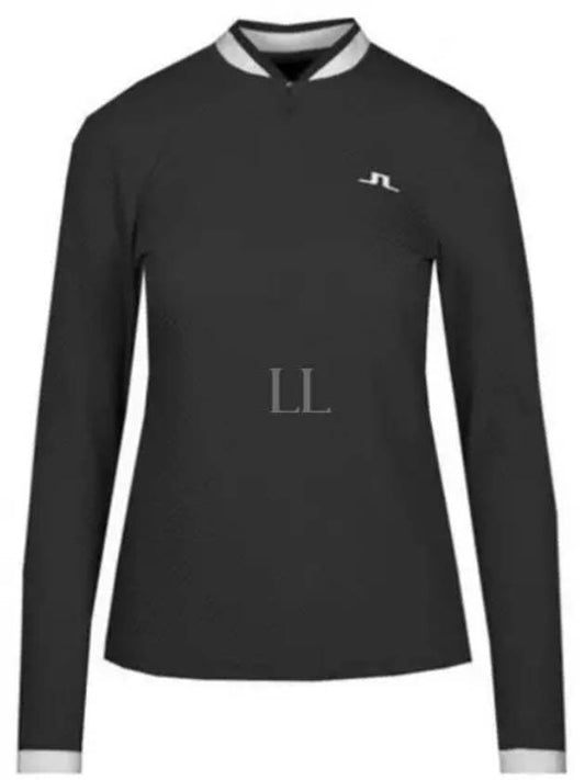 Leonora Mid Layer Long Sleeve T-Shirt Black - J.LINDEBERG - BALAAN 2