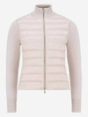 Padded wool cardigan pink 9B00025 M1131 528 - MONCLER - BALAAN 2