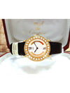 Ronde Big Diamond Trinity Dial 18K Gold Plated Women s Quartz Watch - CARTIER - BALAAN 9