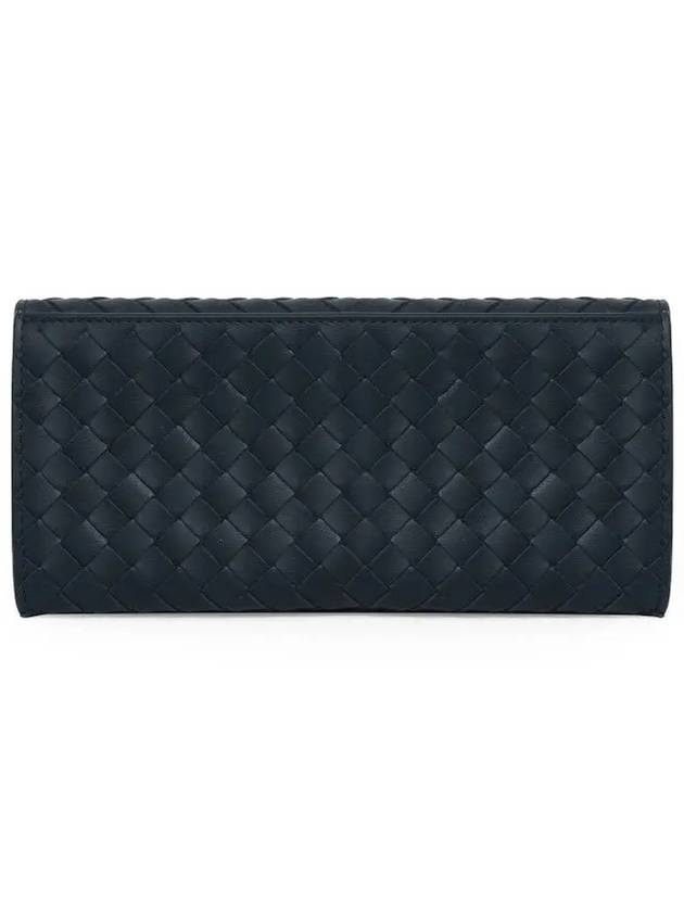 Intrecciato Continental Long Wallet Navy - BOTTEGA VENETA - BALAAN 6