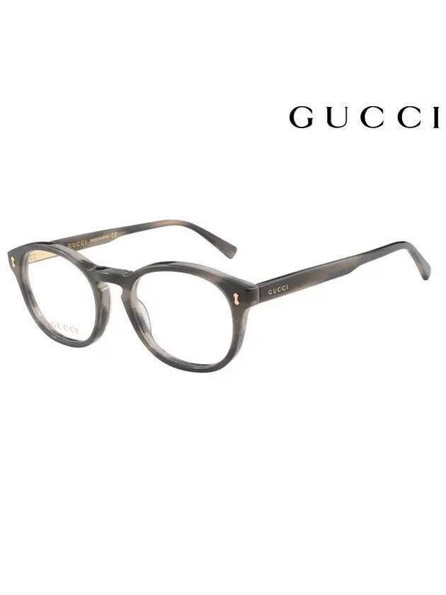 Glasses Frame GG1047O 001 Round Acetate Men Women - GUCCI - BALAAN 1