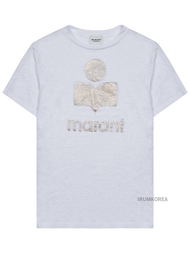 Zwell Logo Print Short Sleeve T-Shirt White - ISABEL MARANT - BALAAN 11