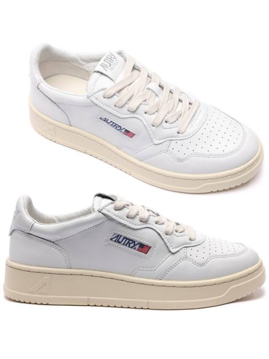 Medalist Leather Low Top Sneakers White - AUTRY - BALAAN 2