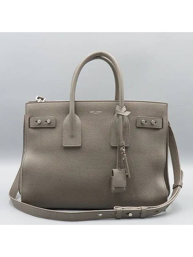 YSL Yip 464960 Gray SAC SDJ NEW Dejour Small Supple Tote Bag Shoulder Strap 2WAY - SAINT LAURENT - BALAAN 4