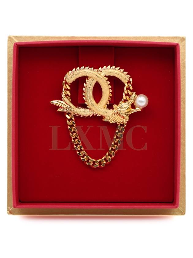 Dragon Brooch LUNAR NEW YEAR CC Logo - CHANEL - BALAAN 8